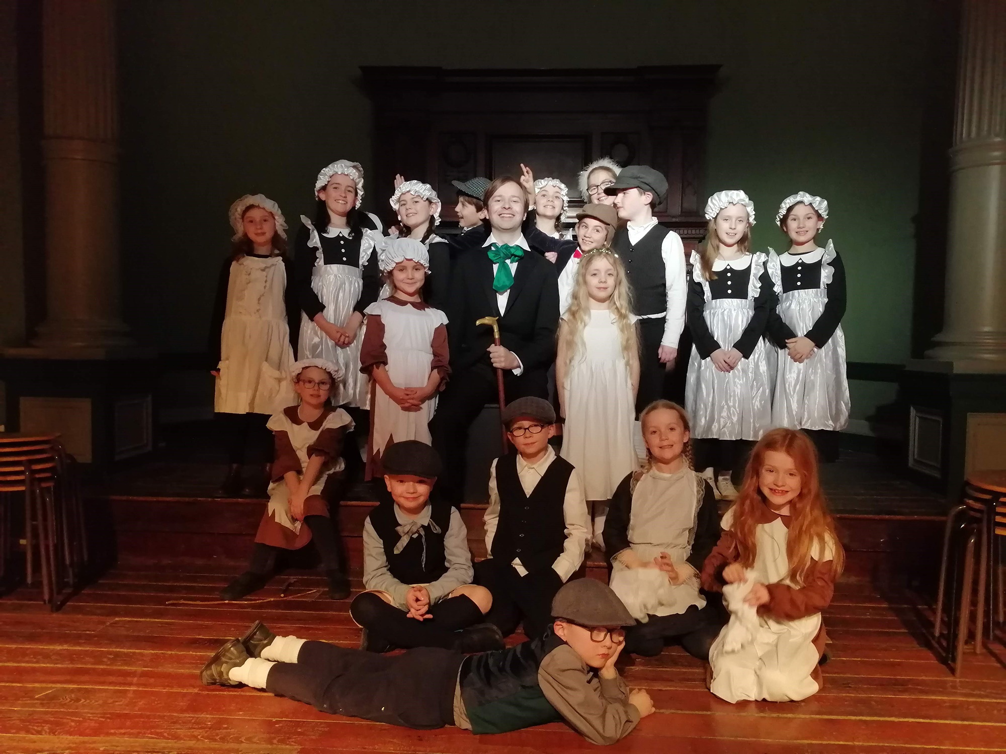 Kids at The Betty Ann Norton Theatre School and Agency